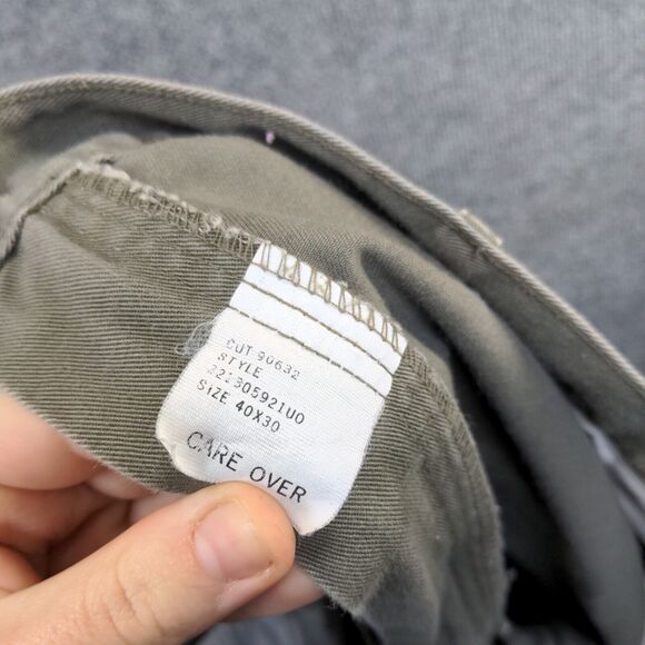 Polo by Ralph Lauren Men's Straight Leg Chino Pants Green 40x30 Pleated Front - Picture 10 of 12